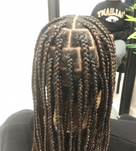 Medium Box Braids for Crown_Me_Tiara